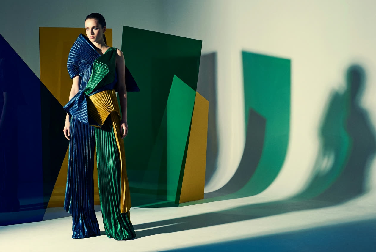 Editorial fashion: Expressive styling with purposeful composition.